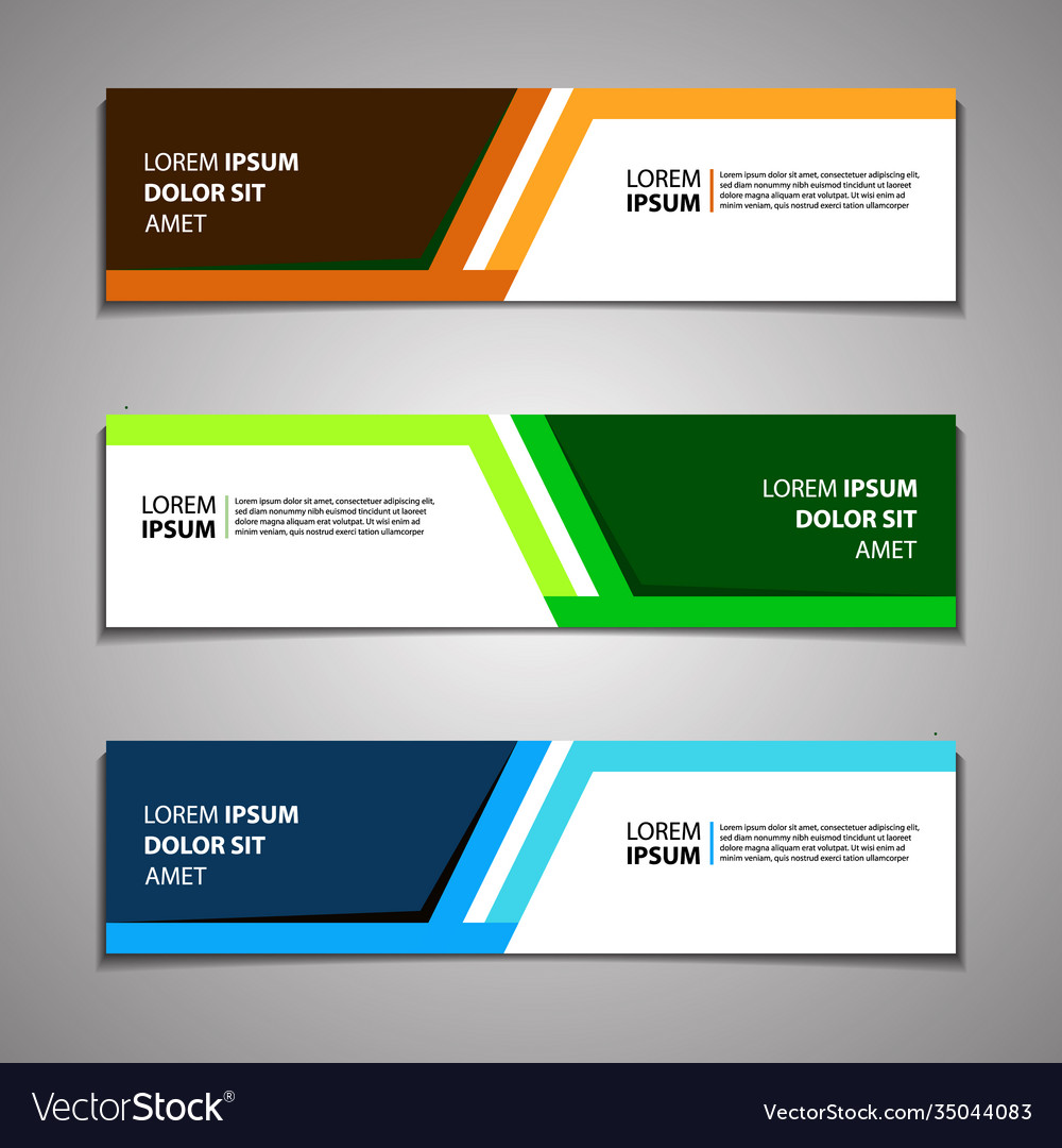 Label banner background modern business corporate Vector Image