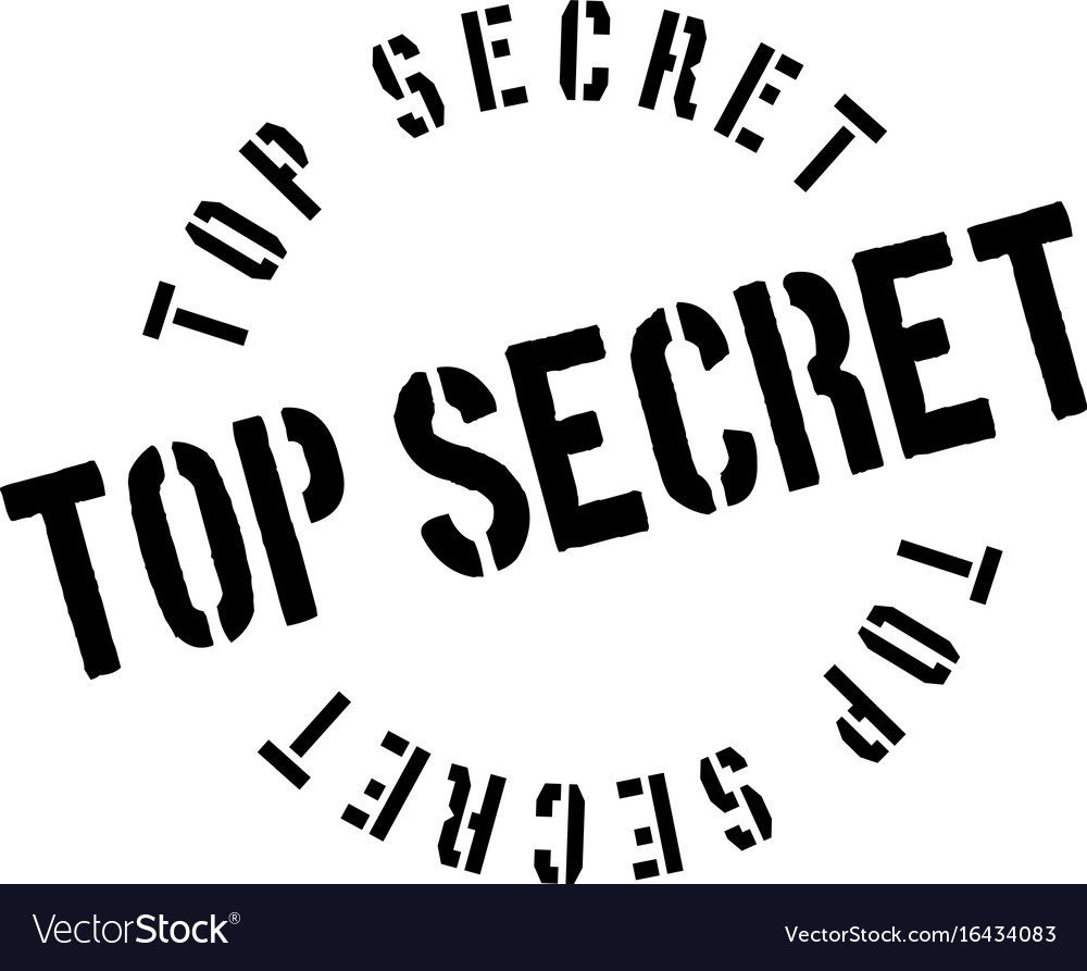 Top secret rubber stamp