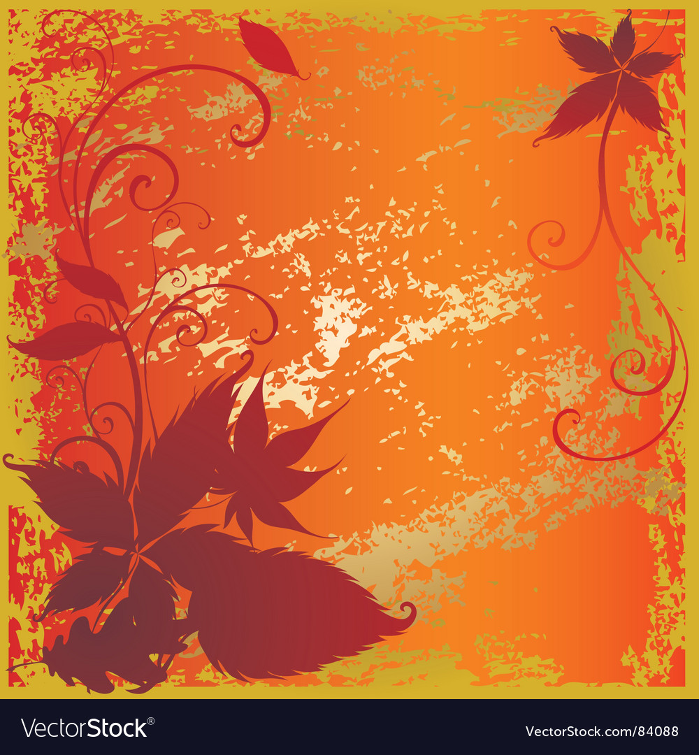 Background with colorful autumn leaves