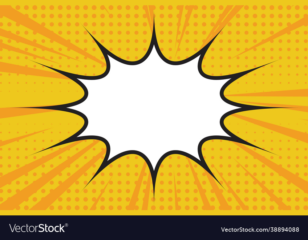 Comic book design element Royalty Free Vector Image