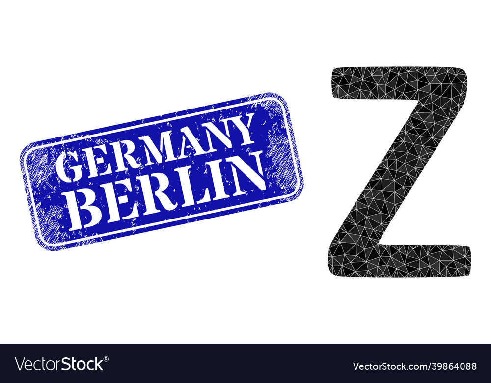 Grunge germany berlin wasserzeichen und zeta greek