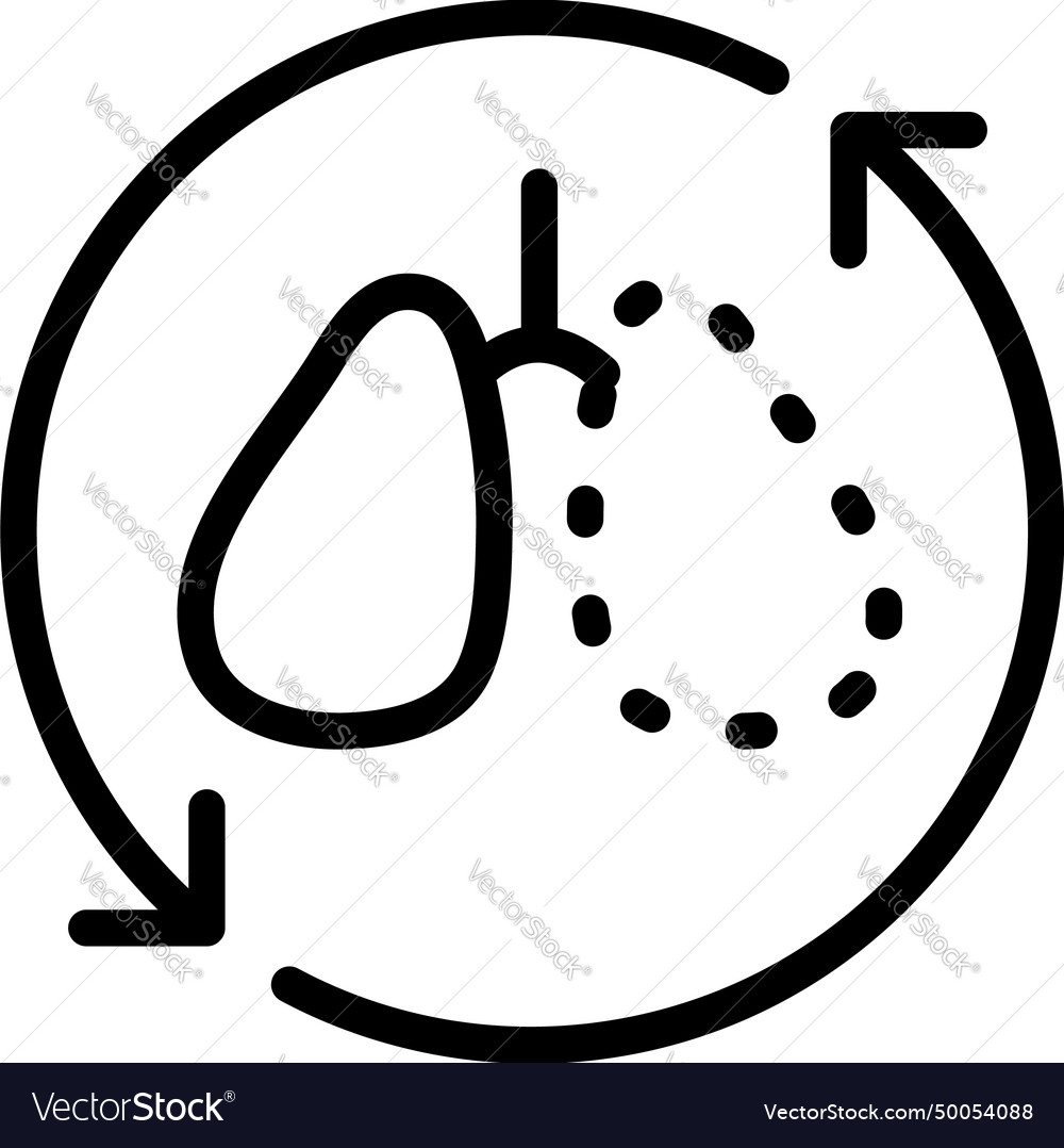 lung-icon-human-primary-organ-of-the-respiratory-vector-image