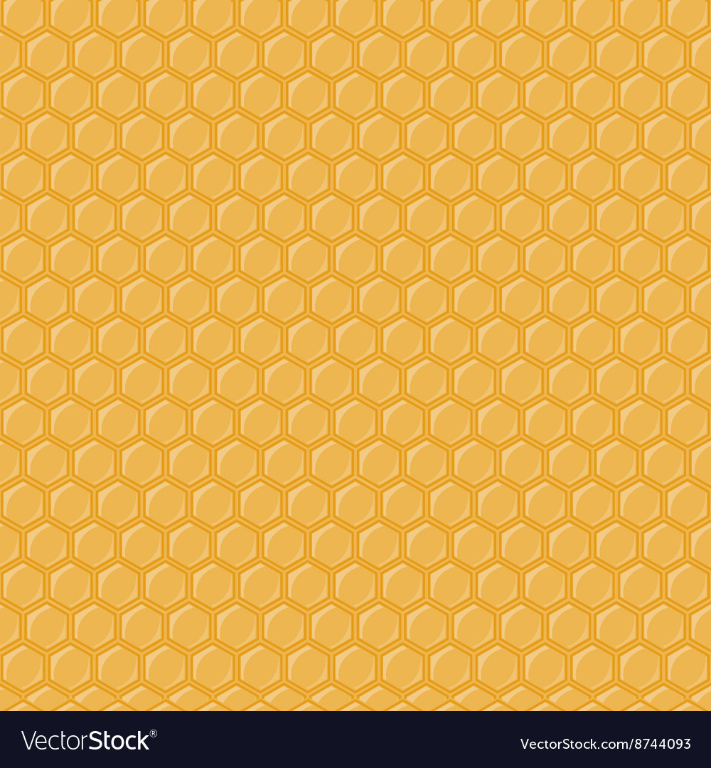 Seamless geometric pattern with honeycombs Vector Image