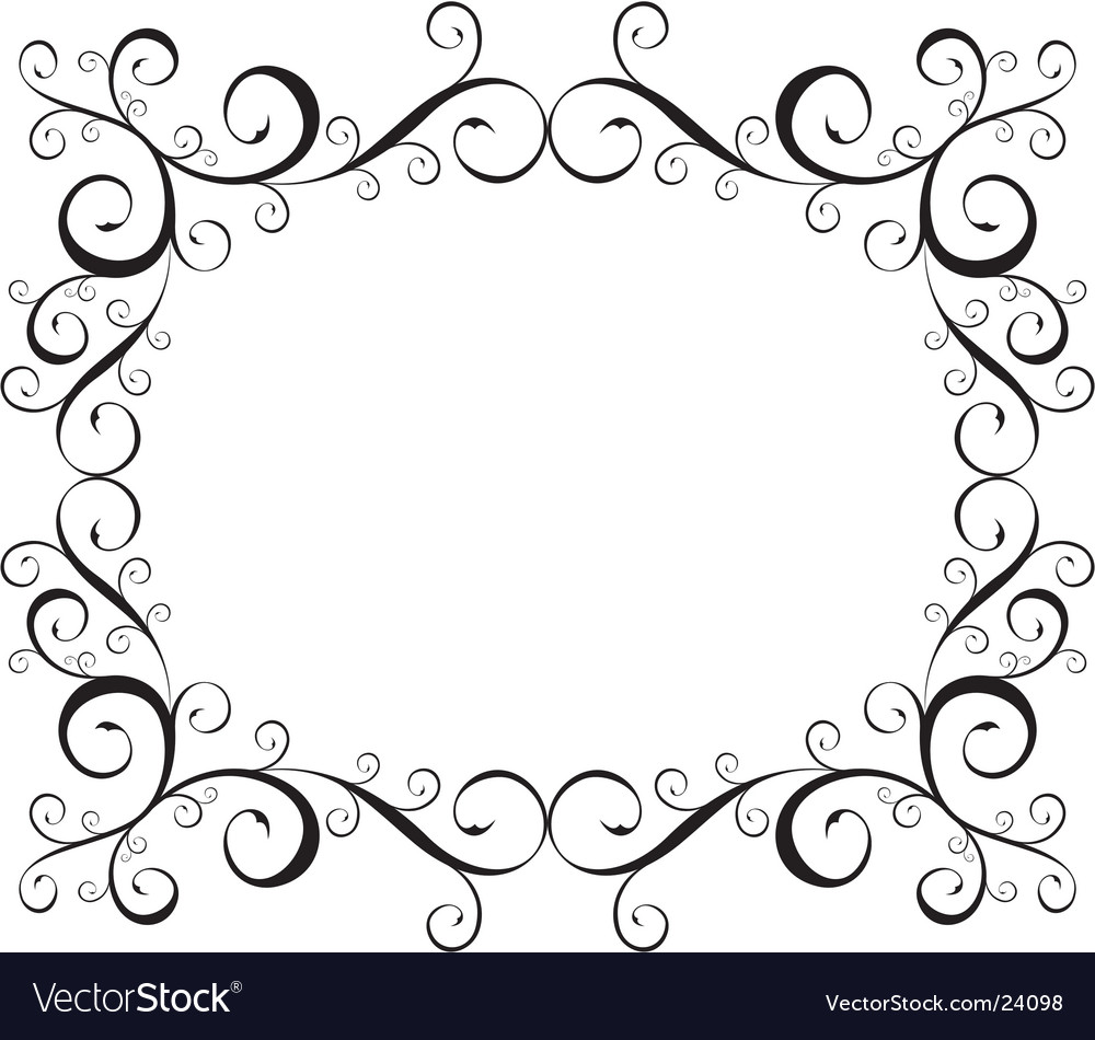 Ornamental frame Royalty Free Vector Image - VectorStock