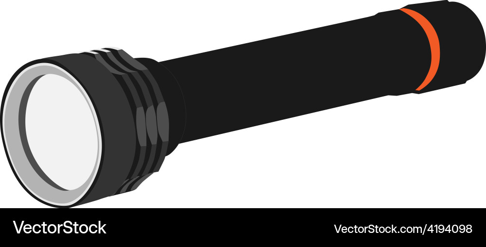 Pocket flashlight Royalty Free Vector Image - VectorStock