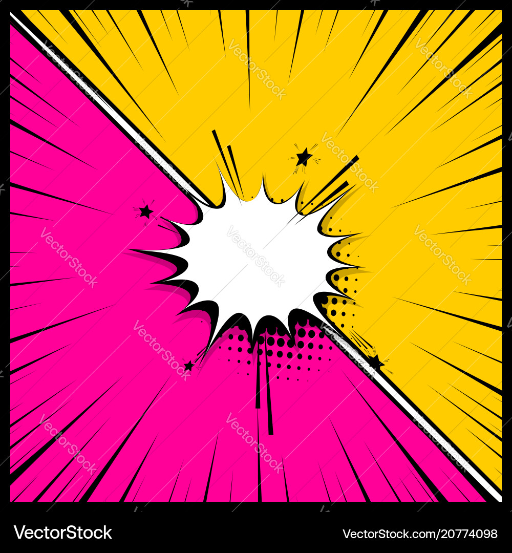 Versus empty speech box text Royalty Free Vector Image