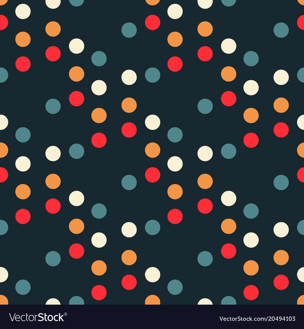 Circular symmetry colours seamless pattern