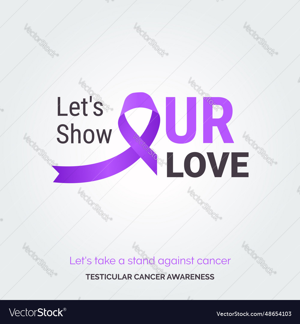 Create awareness inspire change testicular health Vector Image