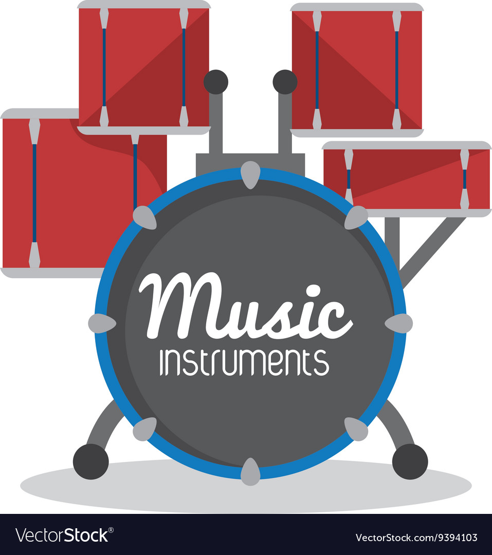 Drums Icon Musikinstrument Grafik