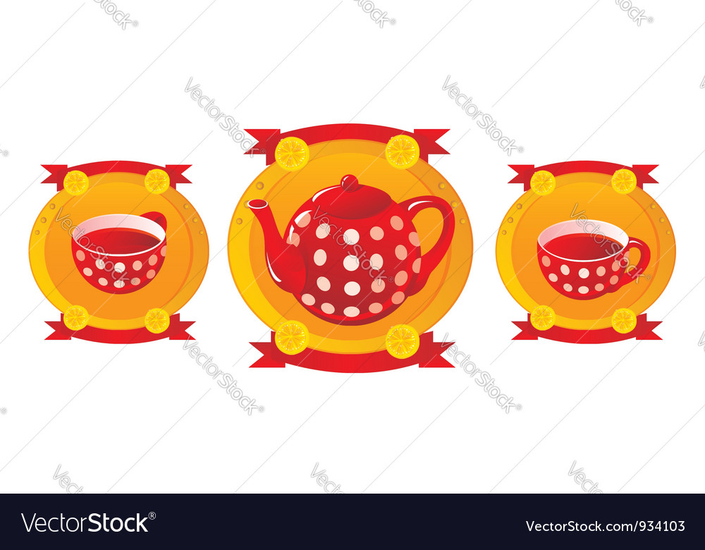 Red tea service