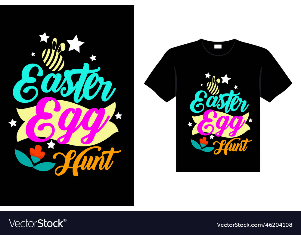 Easter egg hunt art Royalty Free Vector Image - VectorStock