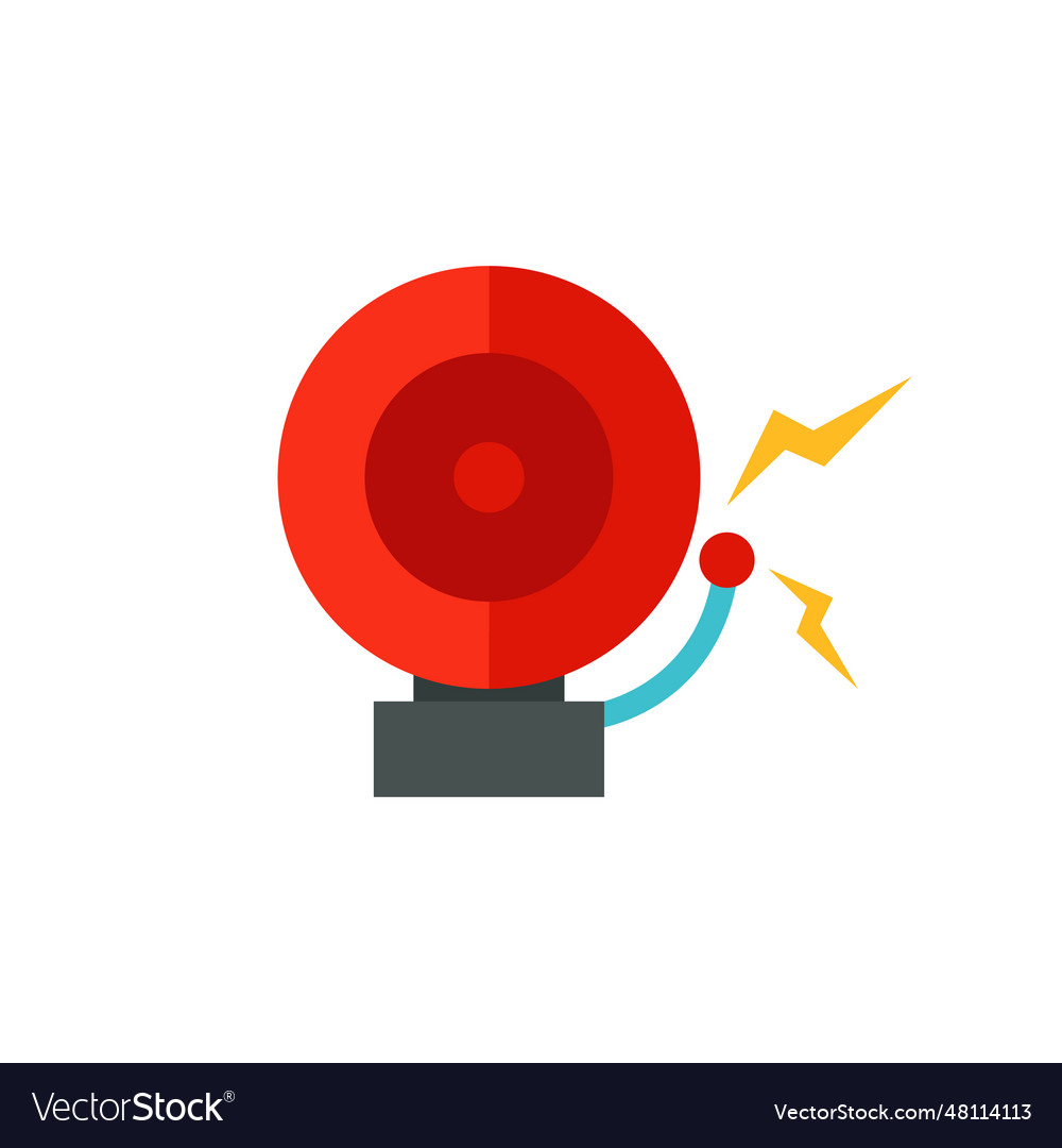 Alarm bell icon Royalty Free Vector Image - VectorStock