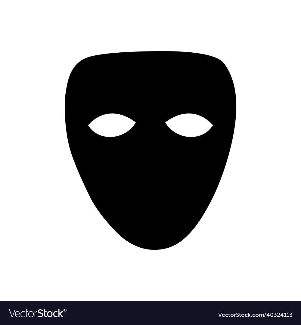 Masks of criminals bandits and mafia