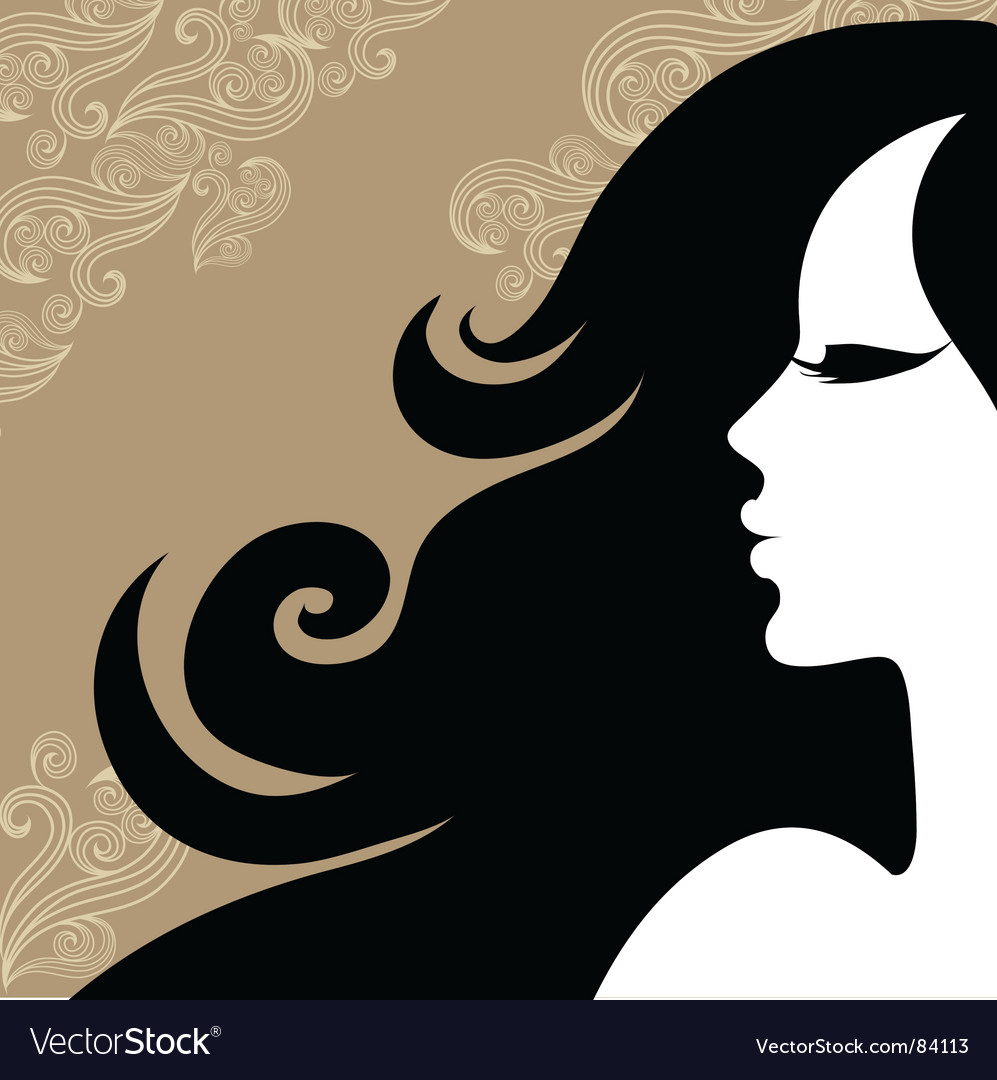 Vintage woman Royalty Free Vector Image - VectorStock