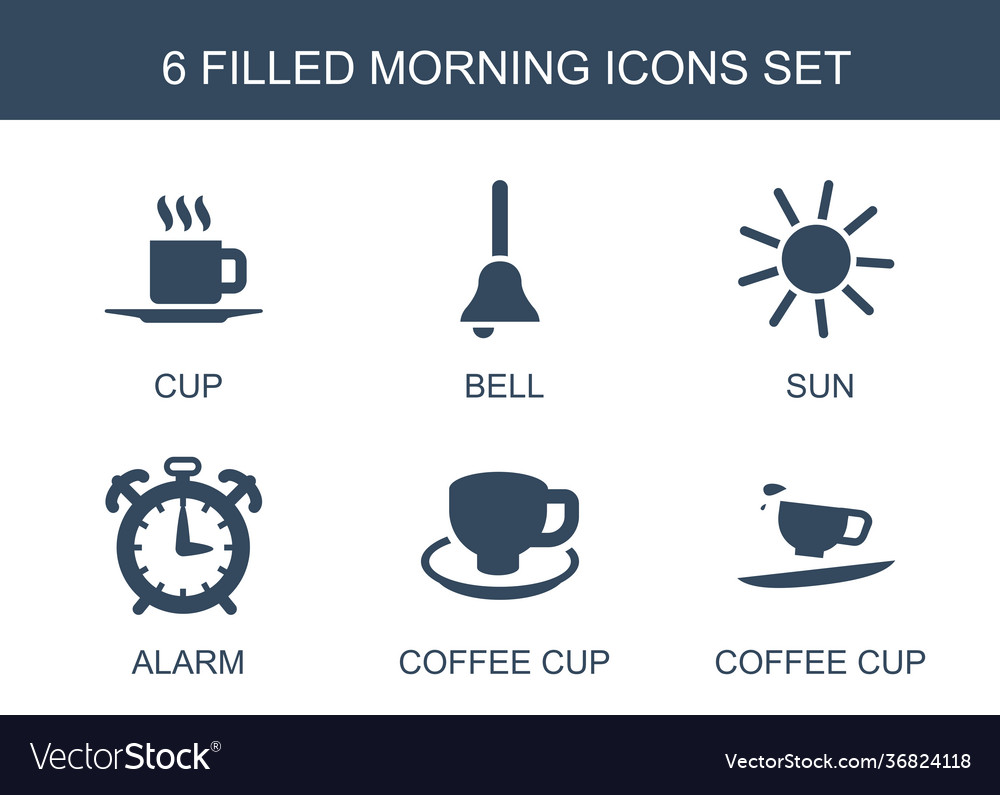 6 morning icons