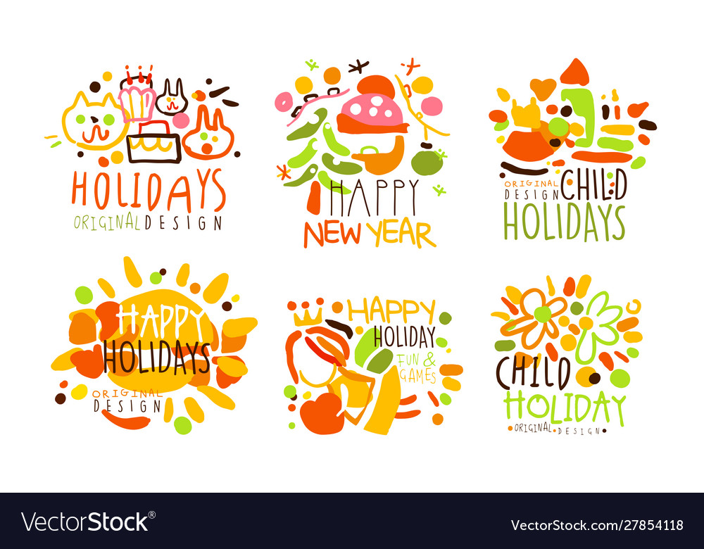 Set logos for holiday