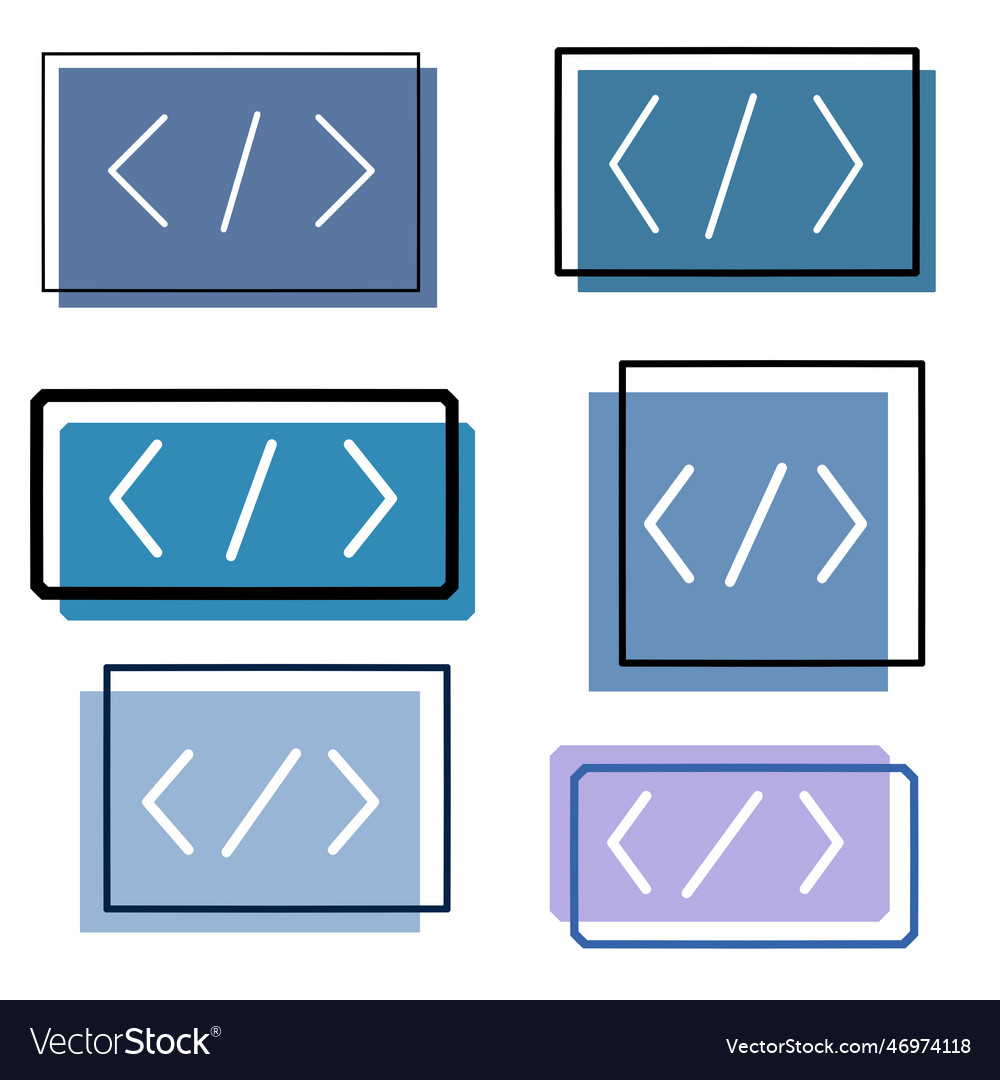 Set of ui and ux icons simple element Royalty Free Vector
