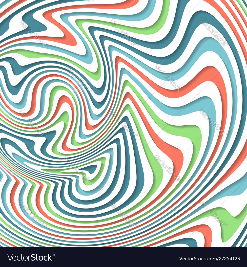 Abstract Optical Illusion Twisted Background Vector Image 3252