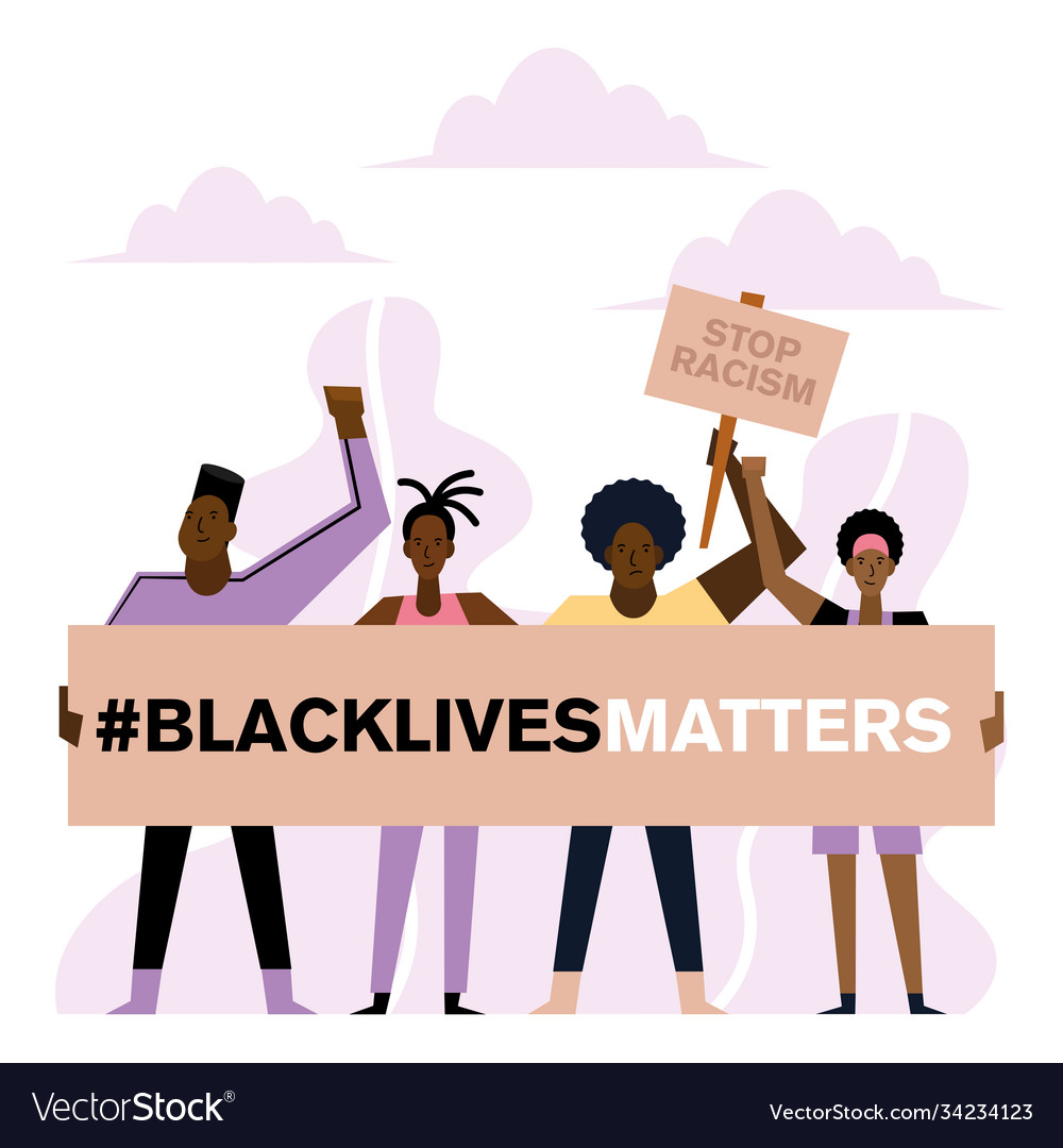 Black Lives Matter With Fist Design Royalty Free Vector black-lives-matter-with-fist-design-royalty-free-vector