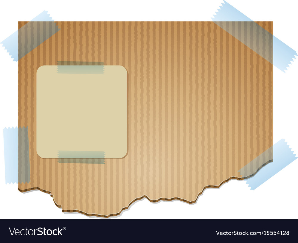 Cardboard texture background for notes