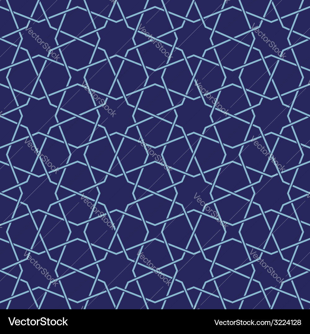 Entrenched Pattern Tangled Eastern Pattern Royalty Free Vector Image