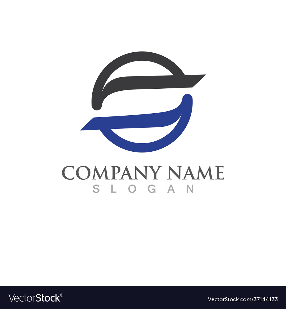 Business corporate s letter logo Royalty Free Vector Image