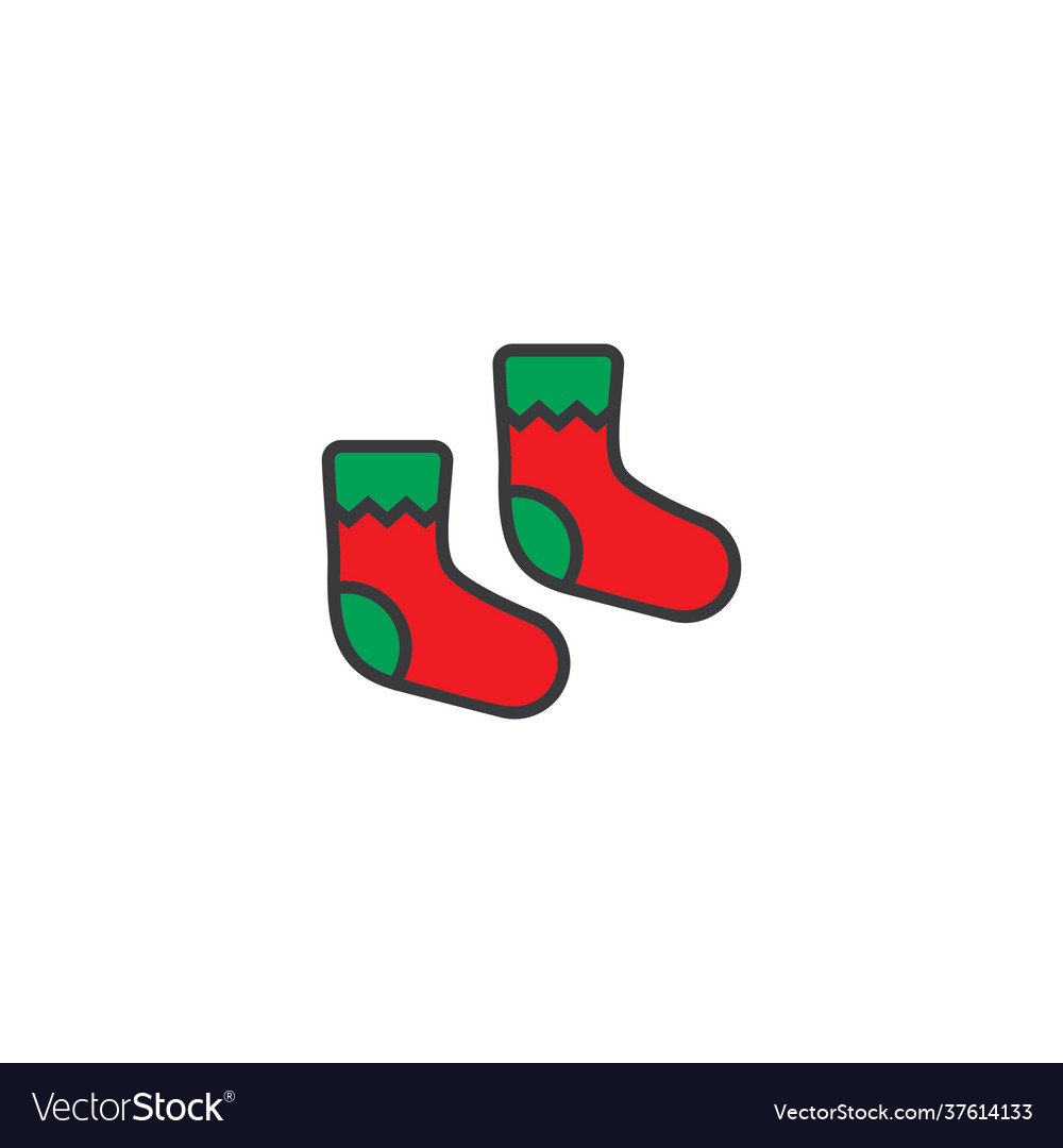 Socks Royalty Free Vector Image Vectorstock