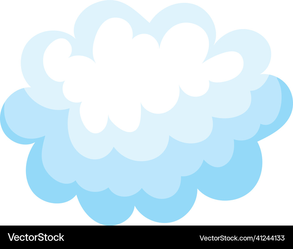 Soft cloud design Royalty Free Vector Image - VectorStock