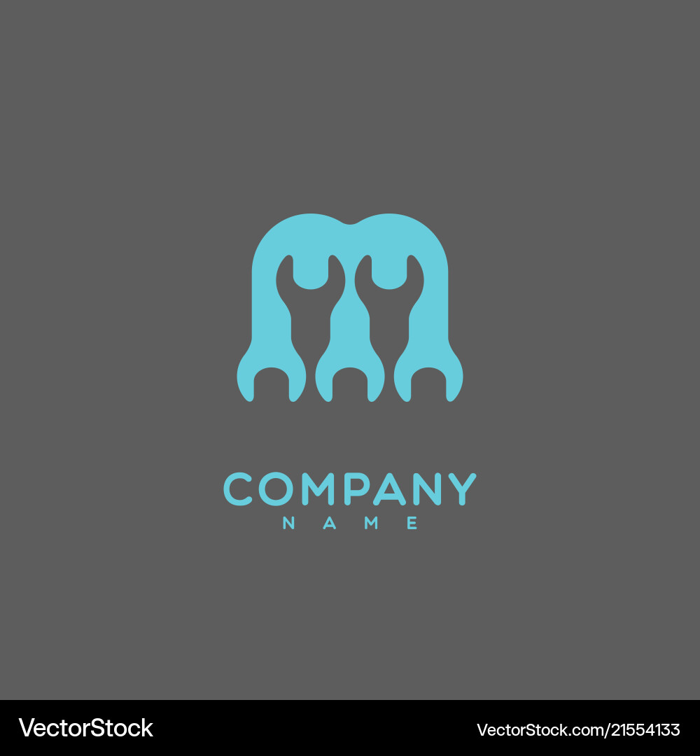 Spanner letter Royalty Free Vector Image - VectorStock