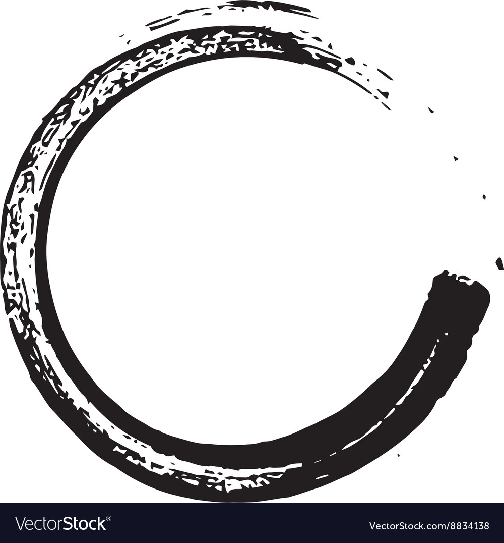 Circle shape black grunge background