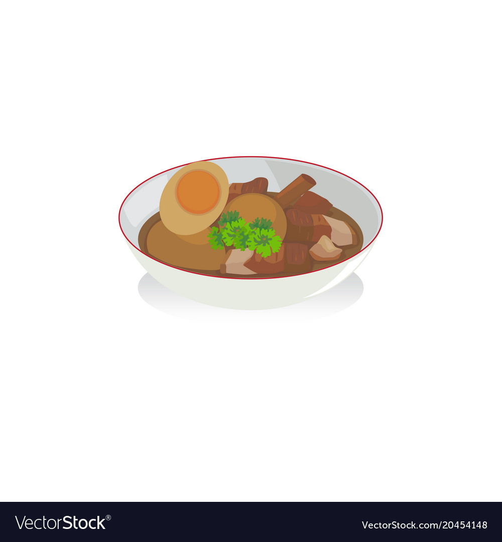 Boiled egg Royalty Free Vector Image - VectorStock