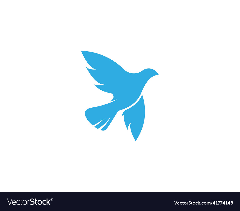 Dove logo template Royalty Free Vector Image - VectorStock