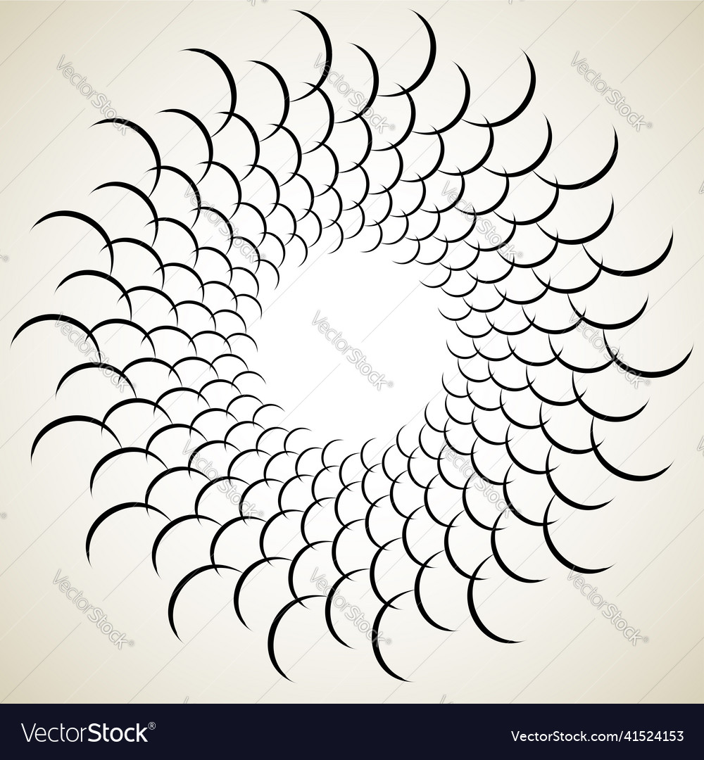 Abstract spiral swirl twirl mandala motif icon