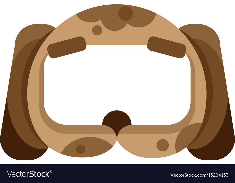 Cute happy birthday border dog photo frame Vector Image