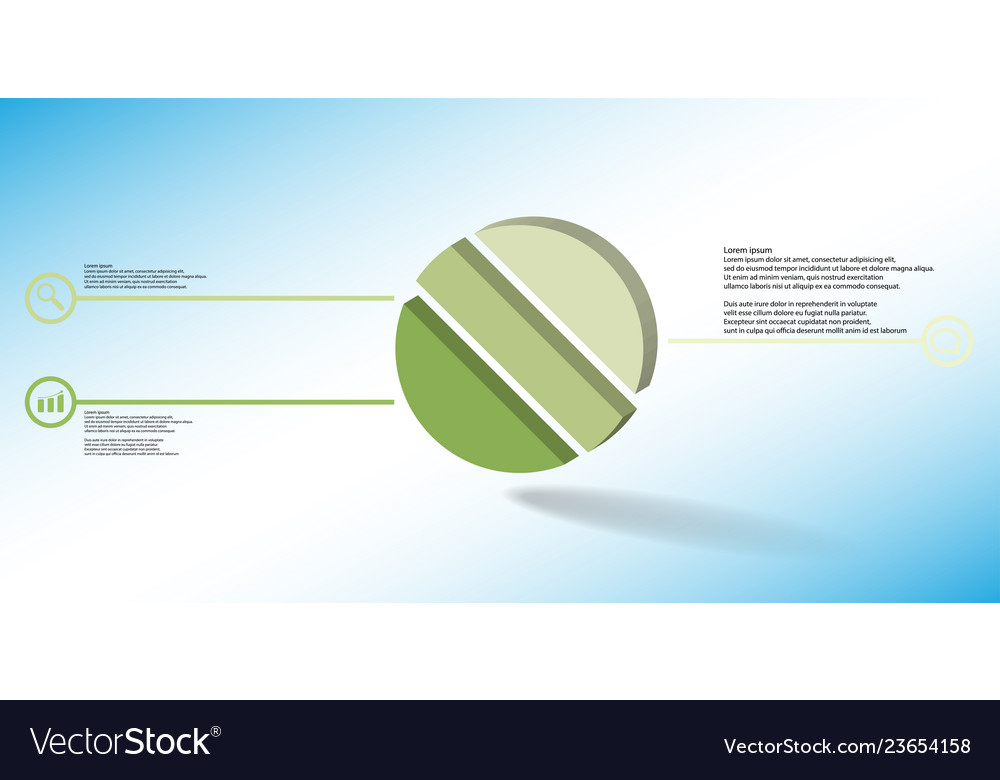 3d infographic template with embossed ring