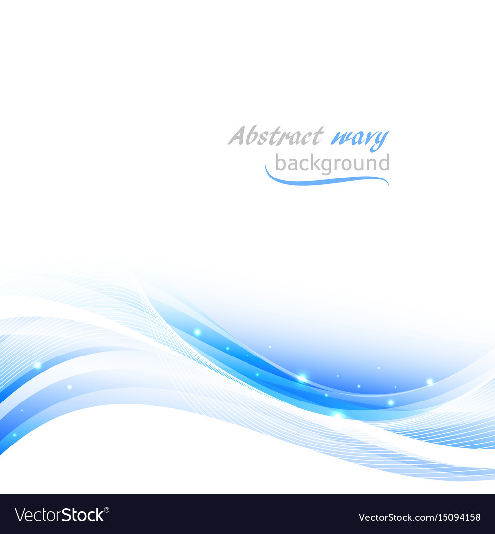 Abstract background with blue wavy pattern