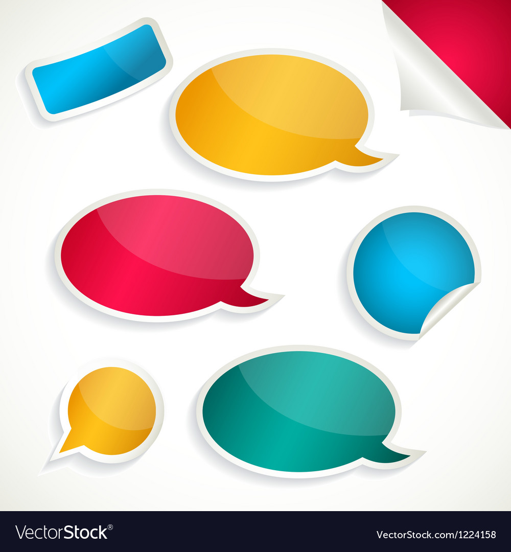 Speech bubble Royalty Free Vector Image - VectorStock