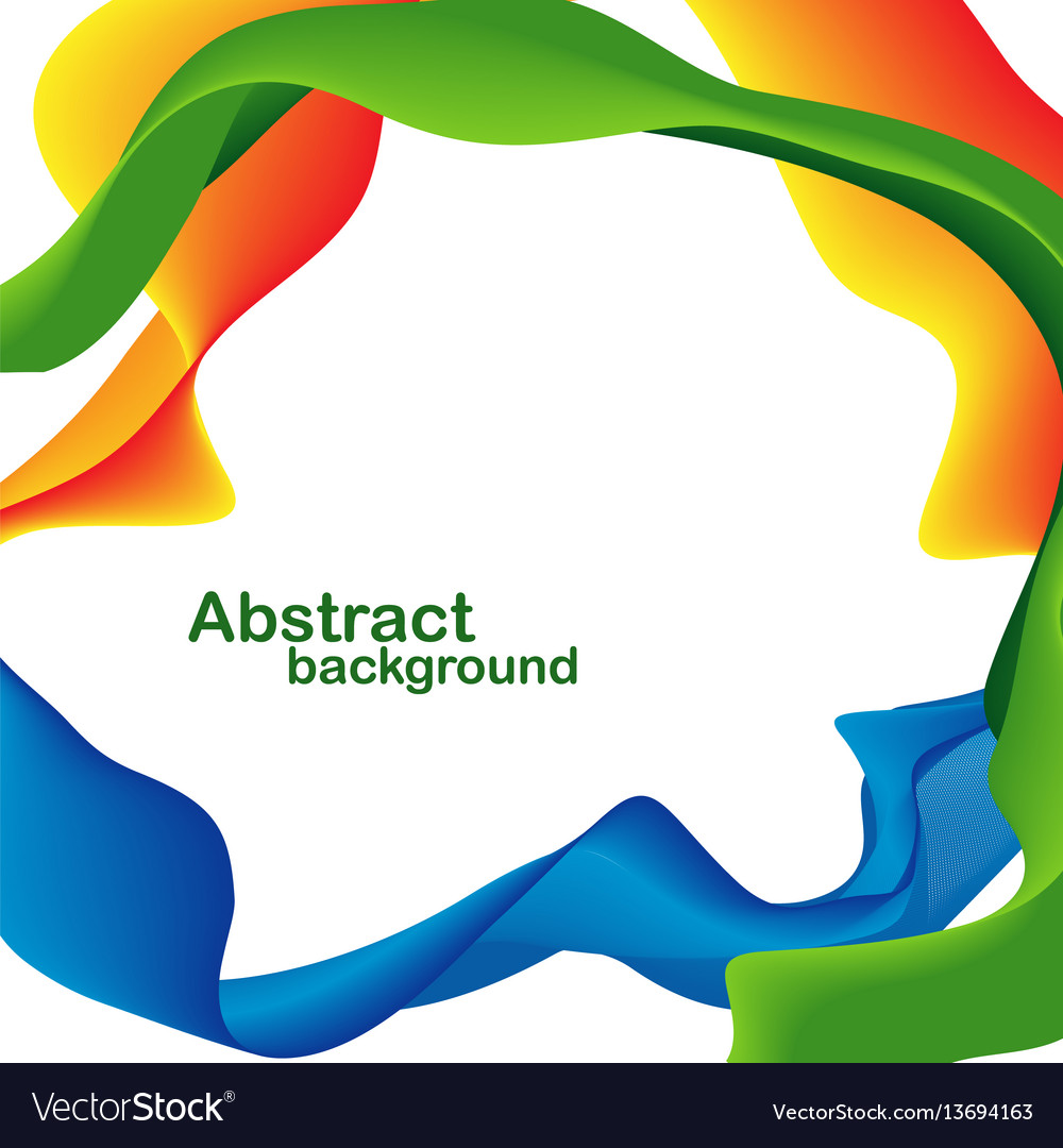 Colorful abstract shapes and lines card Royalty Free Vector