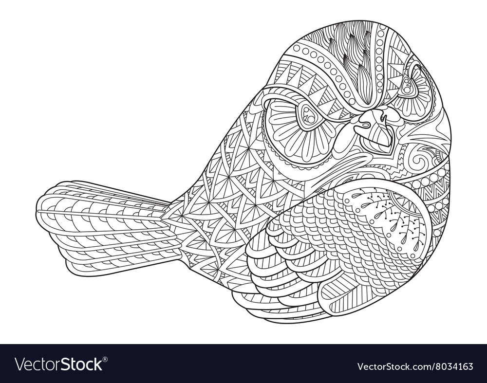 5300 Top Zentangle Bird Coloring Pages Download Free Images