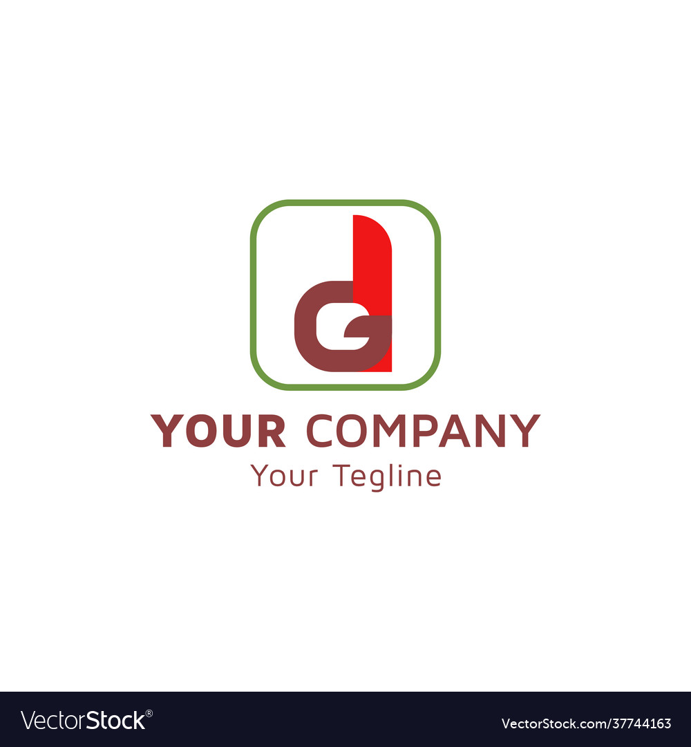 Letter gd image idea logo design