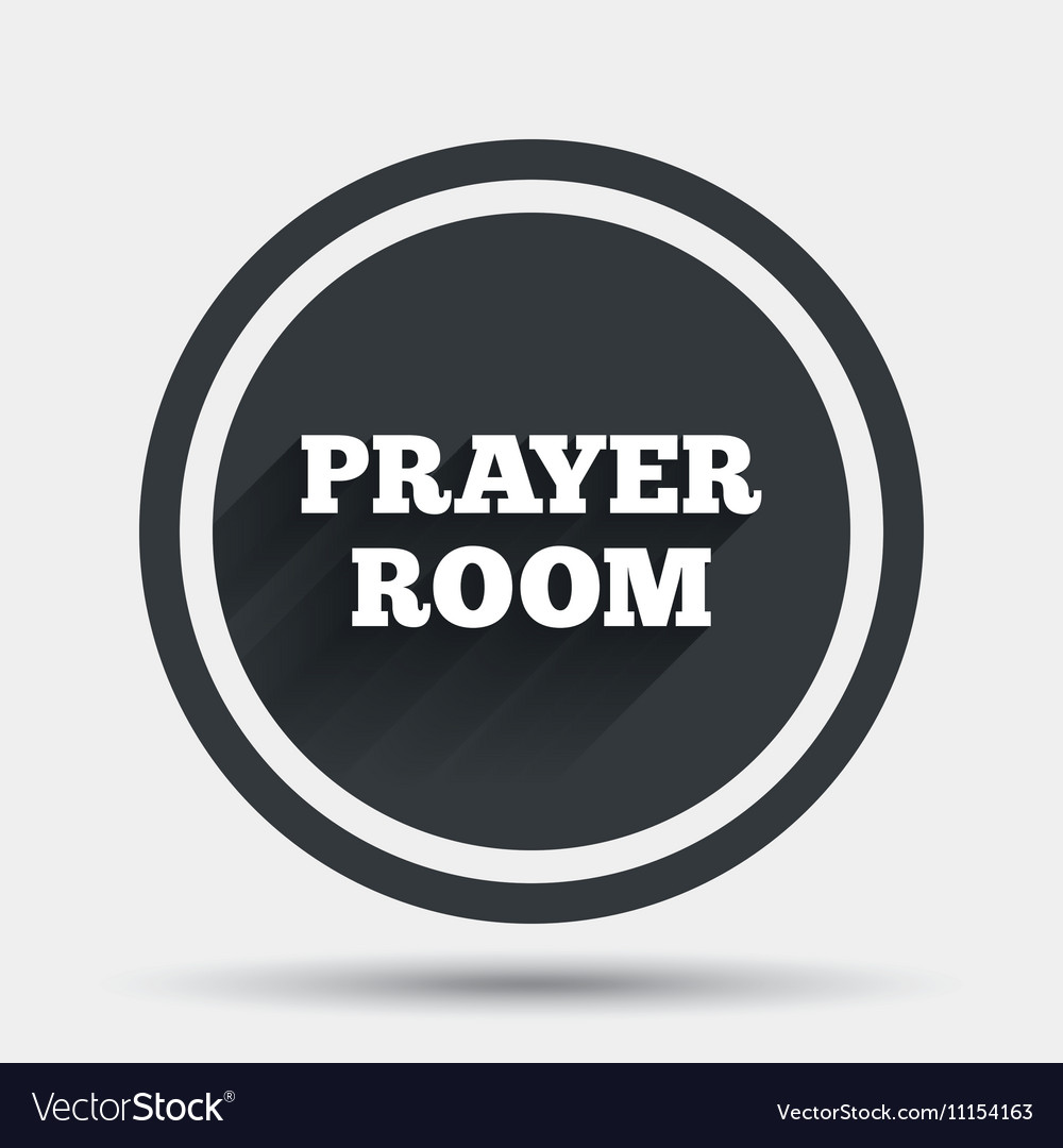 Prayer room sign icon religion priest symbol