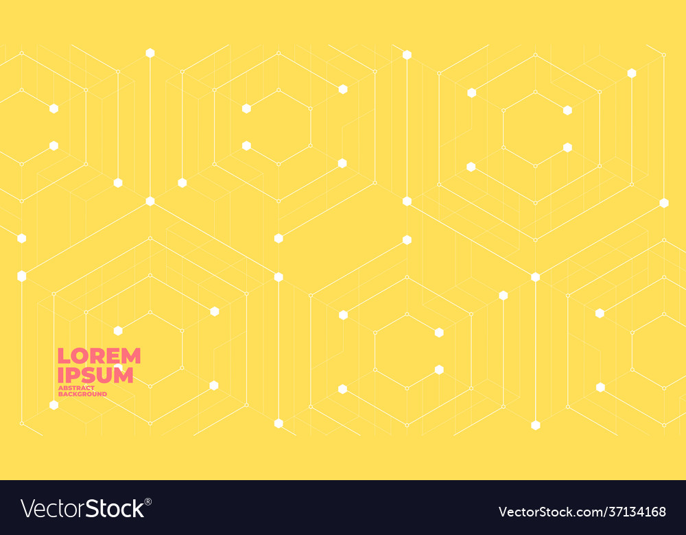 Abstrakte hexagonale molekulare Strukturen Hintergrund