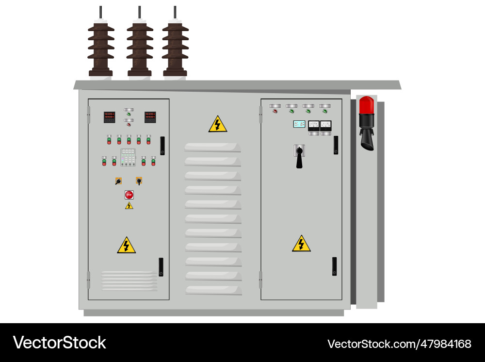 Control panel production Royalty Free Vector Image