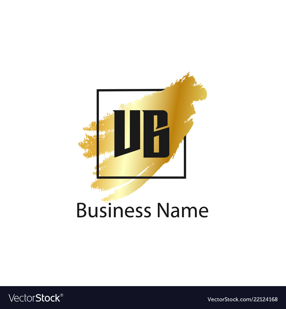 Initial letter vb logo template design