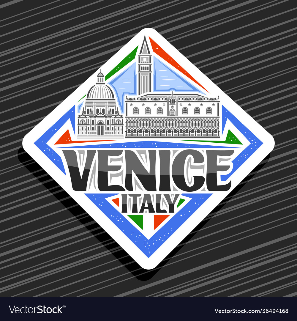 Logo for venice Royalty Free Vector Image - VectorStock