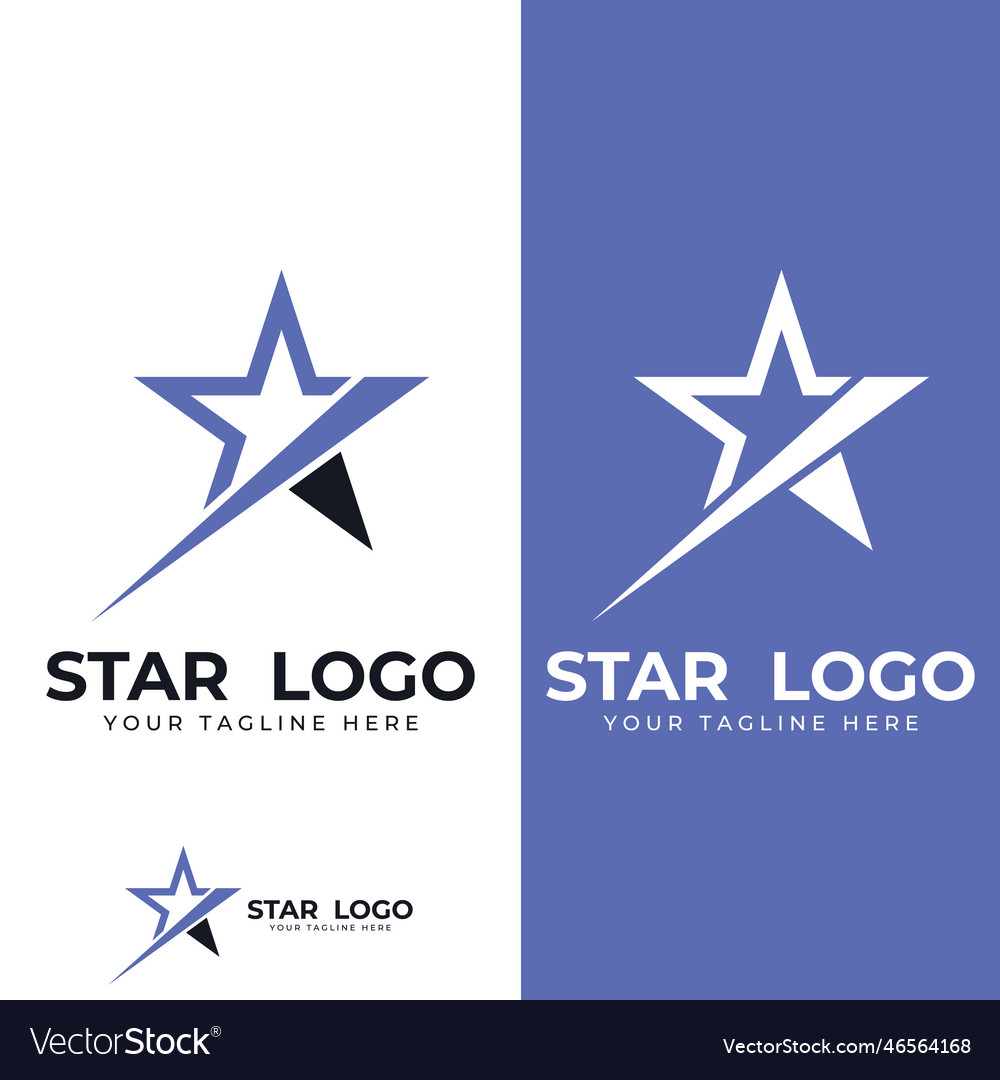 Star logostar logo for business and companywith