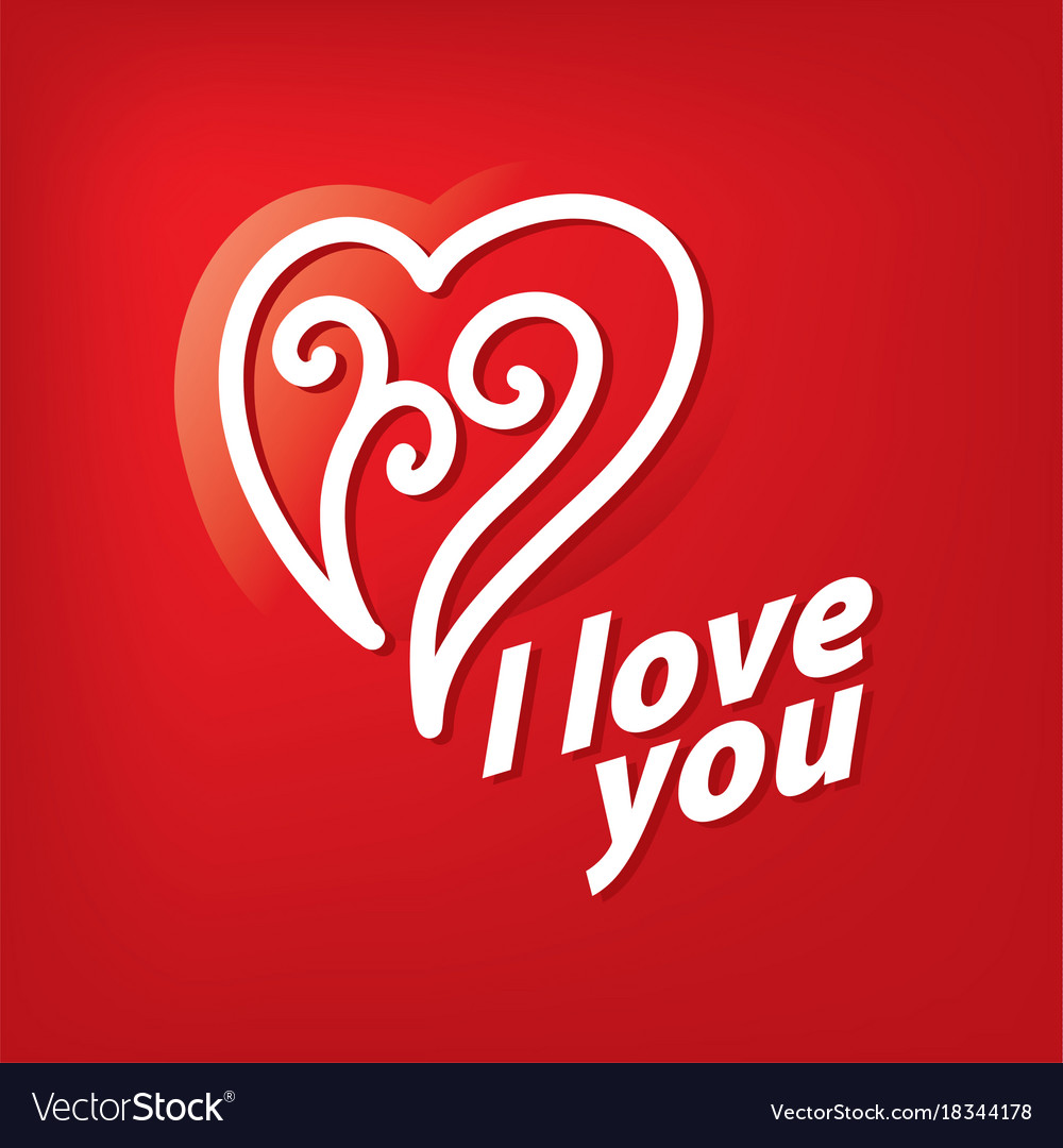 I love you Royalty Free Vector Image - VectorStock