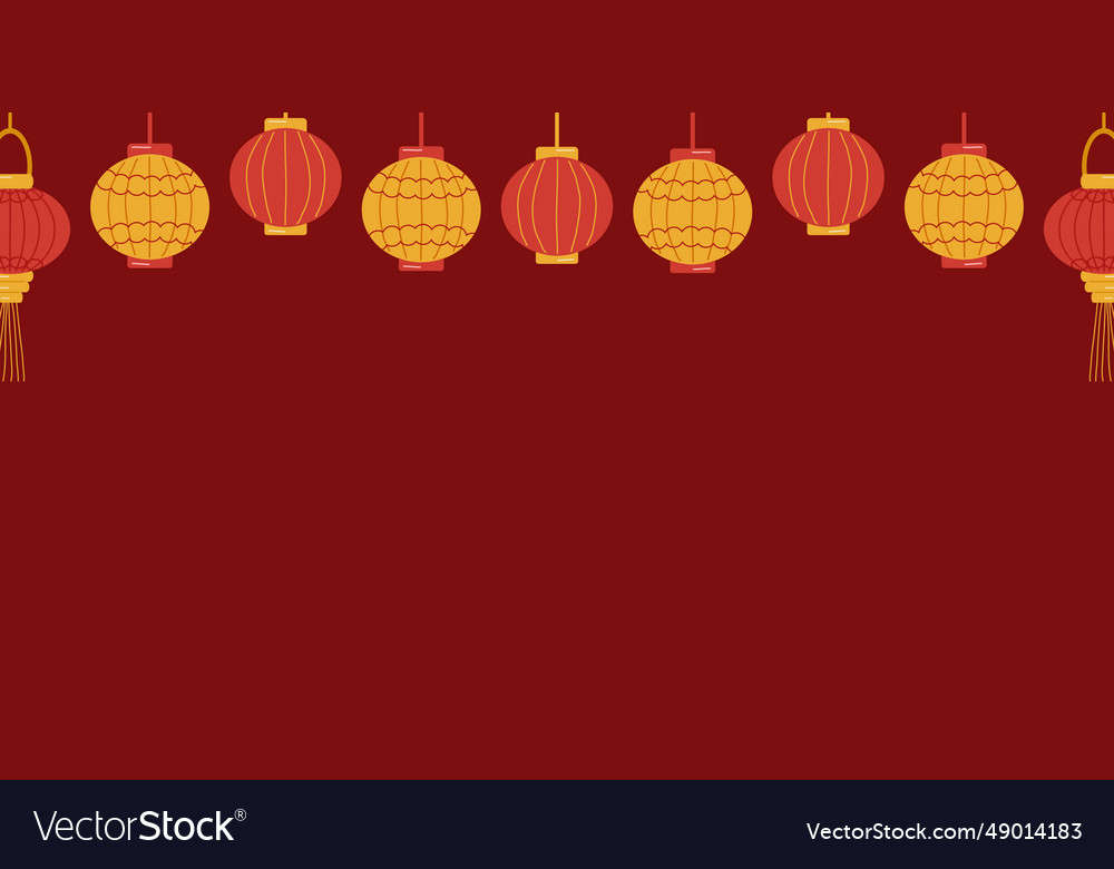 Background of chinese lanterns new year