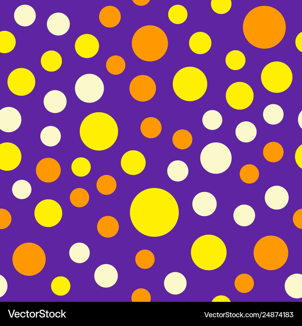 Bright circle pattern seamless Royalty Free Vector Image