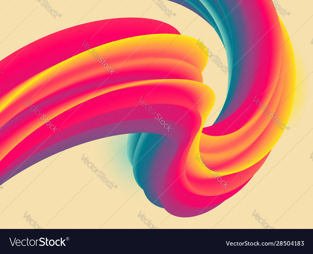 Colorful flow Royalty Free Vector Image - VectorStock